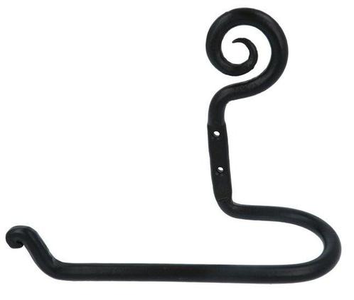 Toiletrolhouder 170 mm ijzer zwart, Doe-het-zelf en Verbouw, Hang- en Sluitwerk, Nieuw, Ophalen of Verzenden