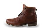 Van Lier Veterboots in maat 43 Cognac | 10% extra korting, Overige kleuren, Verzenden, Van Lier, Boots
