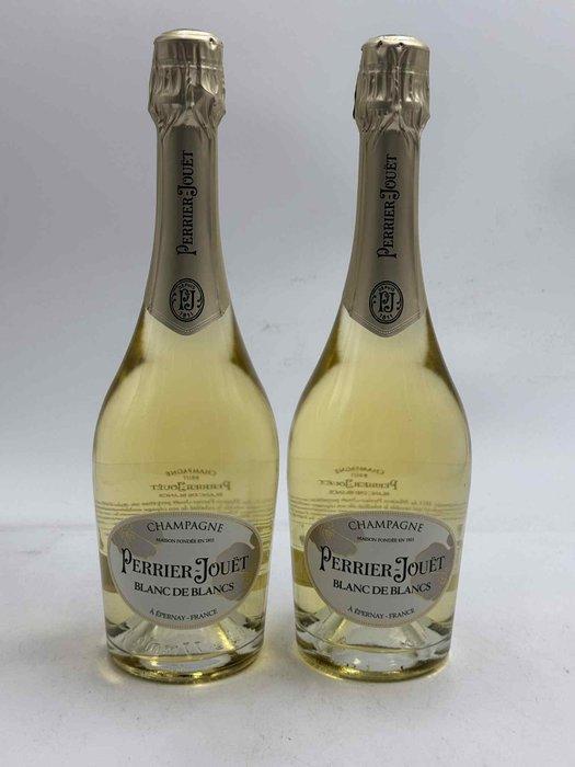 Perrier-Jouët, Blanc de Blancs - Champagne - 2 Fles (0,75, Verzamelen, Wijnen