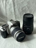 Canon EOS 300 + twee lenzen 28/90 + 100/300 Single lens, Audio, Tv en Foto, Fotocamera's Analoog, Nieuw