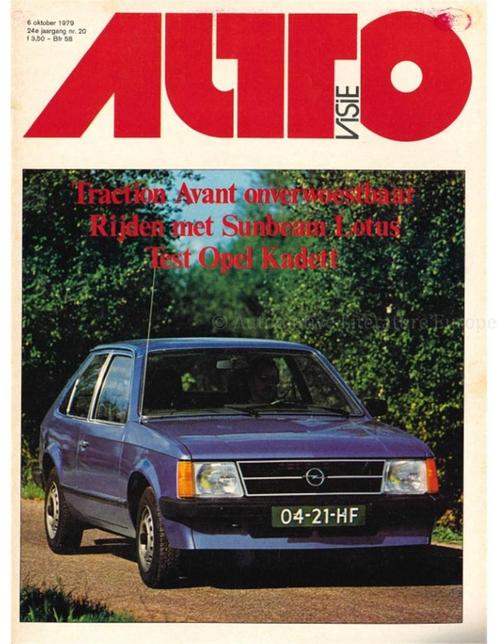 1979 AUTOVISIE MAGAZINE 20 NEDERLANDS, Boeken, Auto's | Folders en Tijdschriften