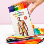 Man Swimsuit Rainbow Mankini Pride, Verzenden, Nieuw