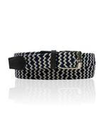 Mooie Elastische riem blauw, wit in de Aanbieding!, Nieuw, Riem of Ceintuur
