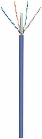 U/UTP CAT6a stug 305M 100% koper blauw (netwerkkabel op rol), Ophalen of Verzenden, Nieuw