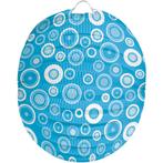 Blauwe Lampion Met Cirkel Figuren (22x23cm), Ophalen of Verzenden, Nieuw