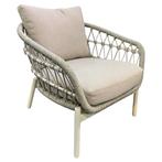 Arezzo Pasadena low dining tuinset 140xH69 cm 5 delig sand, Tuin en Terras, Ophalen of Verzenden, Nieuw