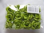 Mini Foam Roos Lemon Zelfklevend 2 cm Pak, Ophalen of Verzenden, Nieuw