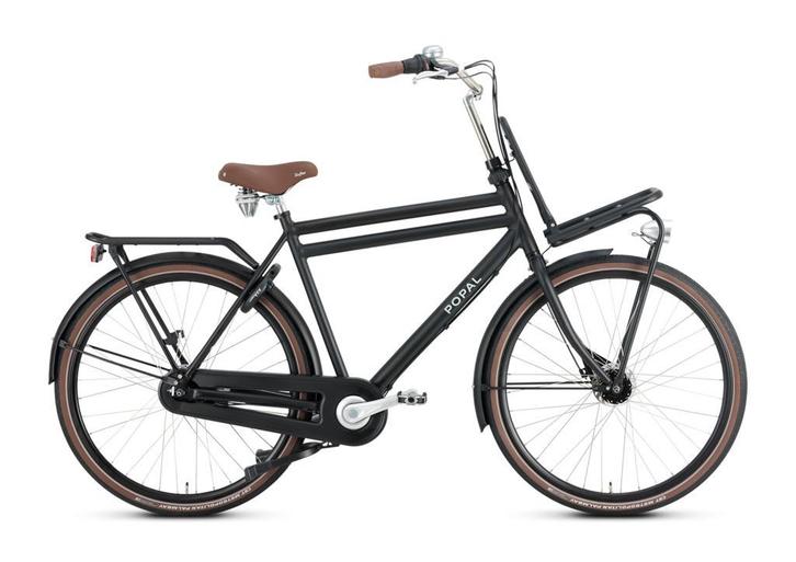 Popal Daily Dutch Prestige N7 Heren 28 inch 50 cm Mat Zwart, Fietsen en Brommers, Fietsen | Heren | Herenfietsen, Nieuw, 49 tot 53 cm