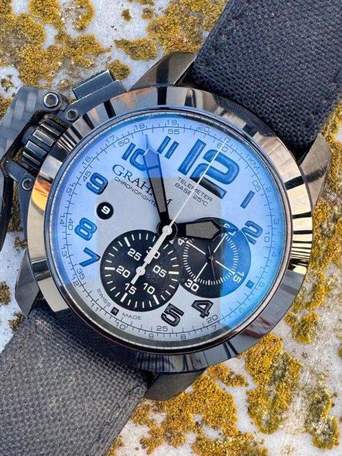 Graham - Cronofighter Oversize - 2CCAU.0 - Heren - 2020+, Sieraden, Tassen en Uiterlijk, Horloges | Heren
