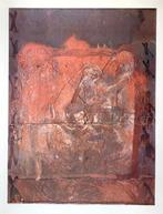Antoni Tapies - Relief in Ziegelfarbe / Relief in red -