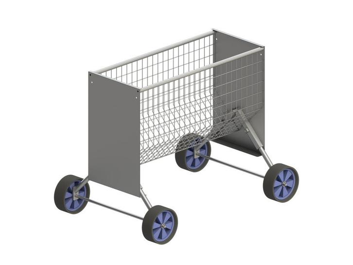 Verrijdbare schapenhooiruif 1,2 mtr met 4 wielen, Dieren en Toebehoren, Paarden en Pony's | Overige Paardenspullen, Nieuw, Ophalen of Verzenden