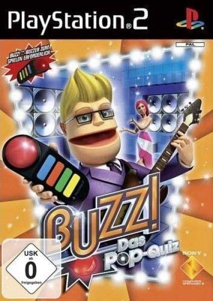 Buzz! Pop Quiz-Duits (PlayStation 2) Gebruikt, Spelcomputers en Games, Games | Sony PlayStation 2, Zo goed als nieuw, Ophalen of Verzenden