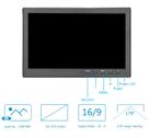 TFT 10 Full HD monitor incl. montagebeugel voor aan wand, Ophalen of Verzenden, Nieuw