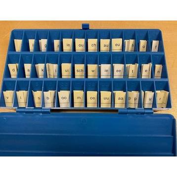 Letterdoos Blauw compleet beschikbaar voor biedingen