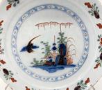 Delfts bord met polychrome beschildering chinoiserie-stijl -, Antiek en Kunst