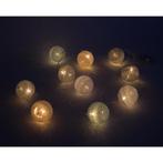 Benson LED Lichtsnoer - 10 LED Lampen - Cotton Ball - 1.5..., Tuin en Terras, Nieuw, Ophalen of Verzenden