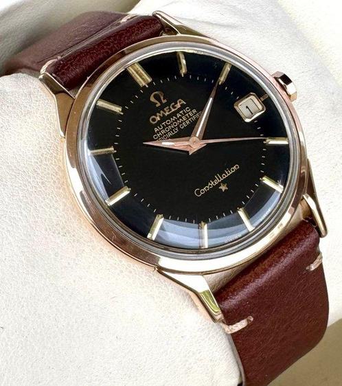 Omega - Constellation Chronometer Pie Pan 18K GOLD -, Sieraden, Tassen en Uiterlijk, Horloges | Heren