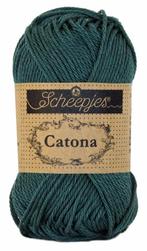 Scheepjes Catona 50 gram - 244 spruce - Katoen Garen, Hobby en Vrije tijd, Breien en Haken, Ophalen of Verzenden, Nieuw