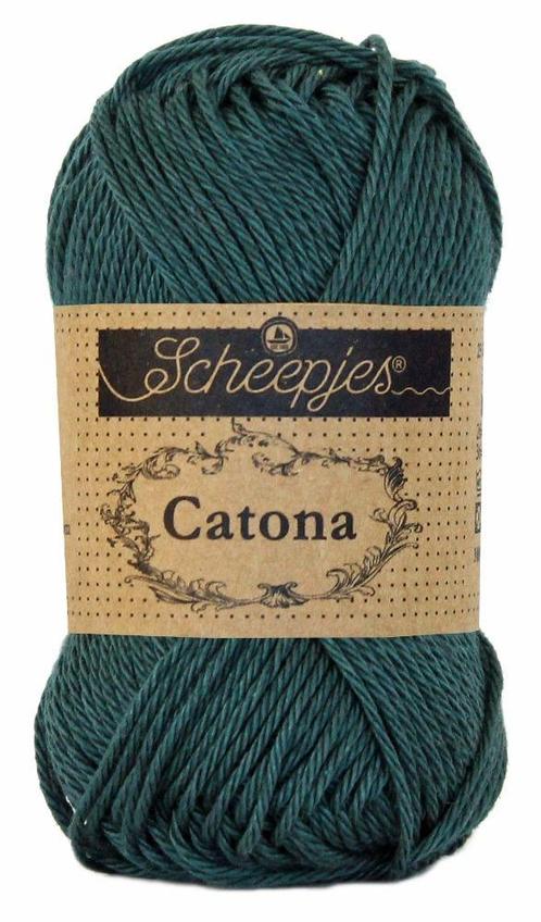 Scheepjes Catona 50 gram - 244 spruce - Katoen Garen, Hobby en Vrije tijd, Breien en Haken, Ophalen of Verzenden
