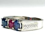 Zonder Minimumprijs - Ring Sterling Zilveren 925 Ring met, Sieraden, Tassen en Uiterlijk, Ringen, Nieuw