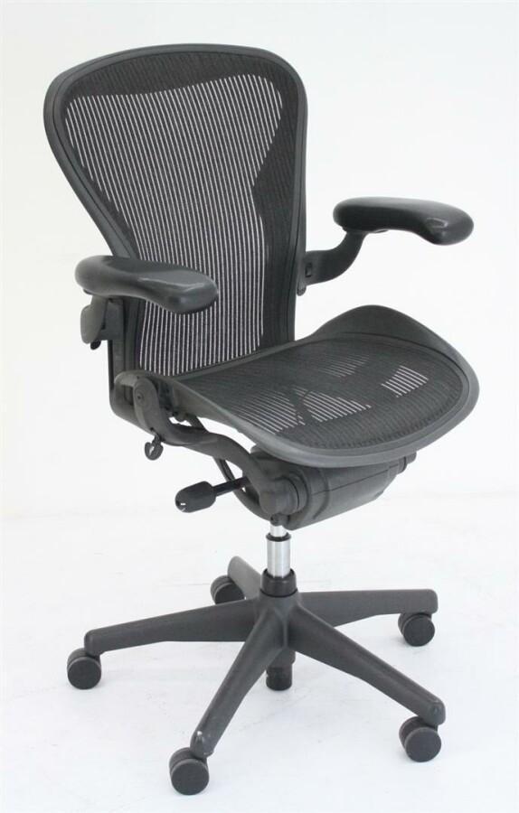 Bureaustoel Herman Miller Aeron B-Size, Huis en Inrichting, Bureaus, Gebruikt, Ophalen of Verzenden