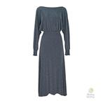 Ibana • midi jurk met open rug • 36, Kleding | Dames, Jurken, Ibana, Verzenden, Nieuw, Maat 36 (S)