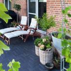 2dekans | Casaria Ligstoel Queen Mary – Acaciahout, Ophalen of Verzenden, Zo goed als nieuw