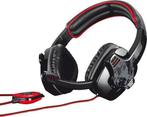 Trust GXT 340 7.1 Surround On-ear Headset - Zwart/Rood PS4, Ophalen of Verzenden, Zo goed als nieuw