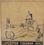 Willy Sluiter (1873-1949) - Ontwerp reclame affiche Tieleman, Antiek en Kunst, Kunst | Schilderijen | Klassiek