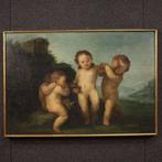 Vittorio Amedeo Rapous (1729-1819), Kring van - Playing, Antiek en Kunst, Kunst | Schilderijen | Klassiek