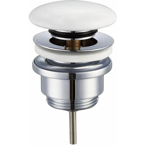 Wiesbaden Caral Clickwaste Afvoerplug - 5/4inch keramiek, Doe-het-zelf en Verbouw, Sanitair, Nieuw, Ophalen of Verzenden