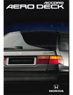1991 HONDA ACCORD AERO DECK BROCHURE NEDERLANDS, Nieuw, Honda, Author