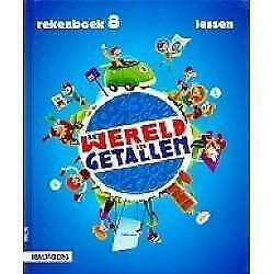 Wereld in getallen actiepakket 4-delig groep 8: € 37,50, Boeken, Schoolboeken, Zo goed als nieuw, Overige niveaus, Overige vakken