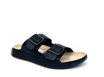 -10% ECCO  ECCO 500984 cozmo  maat 44, Kleding | Heren, Schoenen, Slippers, Verzenden, Zwart, Nieuw