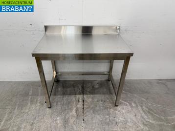 RVS Werktafel 100 x 60 x 85.5 cm Horeca beschikbaar voor biedingen