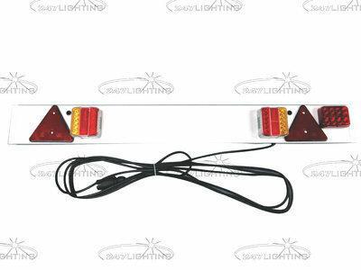 Lichtbalk van Kunststof 1.22m breed met 7,5 meter kabel, Auto diversen, Aanhangwagen-onderdelen, Verzenden