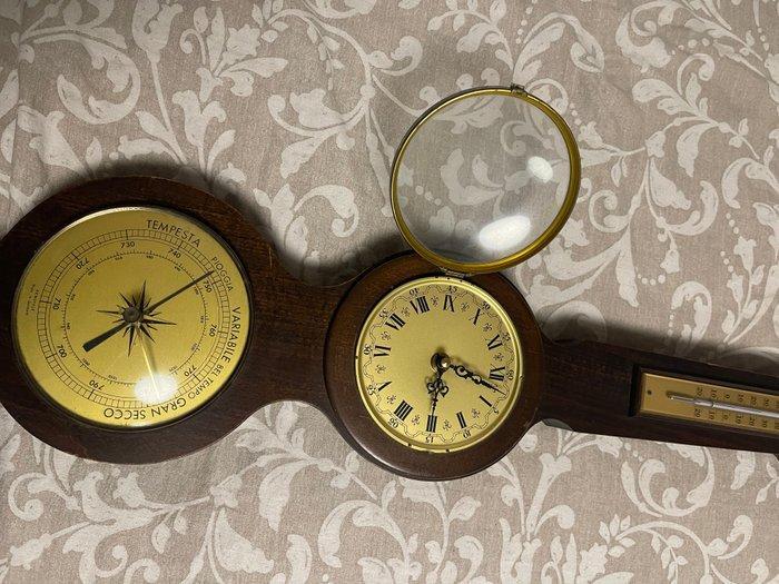 Giltwood barometer (4) - Hout - Barometer, hygrometer, Antiek en Kunst, Curiosa en Brocante