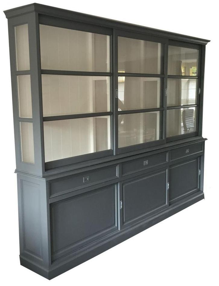 Buffetkast grijs Sneek 300cm, Huis en Inrichting, Kasten | Buffetkasten, Ophalen of Verzenden