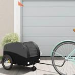 vidaXL Fietstrailer 30 kg ijzer zwart, Verzenden, Nieuw