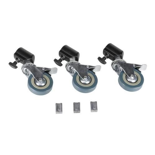 Zwenkwielen voor lampstatief - Set van 3 stuks, Audio, Tv en Foto, Fotografie | Fotostudio en Toebehoren
