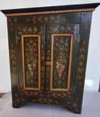 Kast - Vitrinekastje, Wandkastje - Hout - Hindeloopen antiek