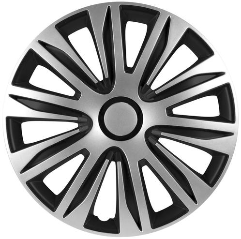 Wieldoppen  Nardo 15-inch zilver/zwart, Auto diversen, Wieldoppen, Verzenden