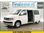 Volkswagen Transporter 2.0 TDI L2H1 150PK DC AUT Navi €486pm, Auto's, Automaat, Volkswagen, Wit, Diesel