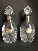 Karaf (2) - .800 zilver - Kristallen, Antiek en Kunst