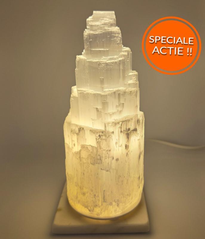 Seleniet Lamp ± 20cm hoog (zie filmpje), Huis en Inrichting, Lampen | Overige, Nieuw, Ophalen of Verzenden