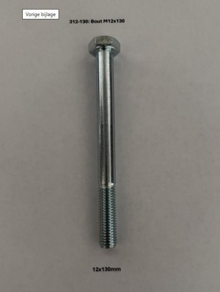 DoubleLock Bout M12x130 Compact Serie, Caravans en Kamperen, Kampeeraccessoires, Nieuw