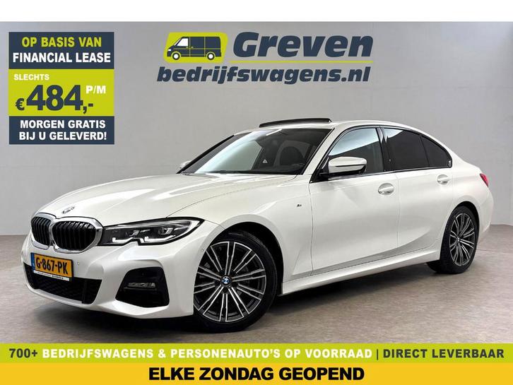 BMW 3-serie 320i High Executive Edition M-Sport | Pano |, Auto's, BMW, Te koop, Automaat, Financial lease, Benzine, Wit, Verzenden