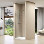 Nis Douchedeur Van Rijn Products Helder Glas 200x90 cm Ronde, Ophalen of Verzenden, Nieuw, Chroom, Douche