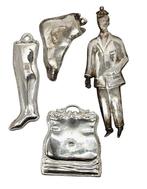 Votiefgeschenk (4) - Loting van 4 ex voto’s: borstbeeld,