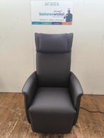 Fitform Welness Sta- Op en relax stoel in bruin leder, Minder dan 75 cm, Leer, Zo goed als nieuw, 50 tot 75 cm